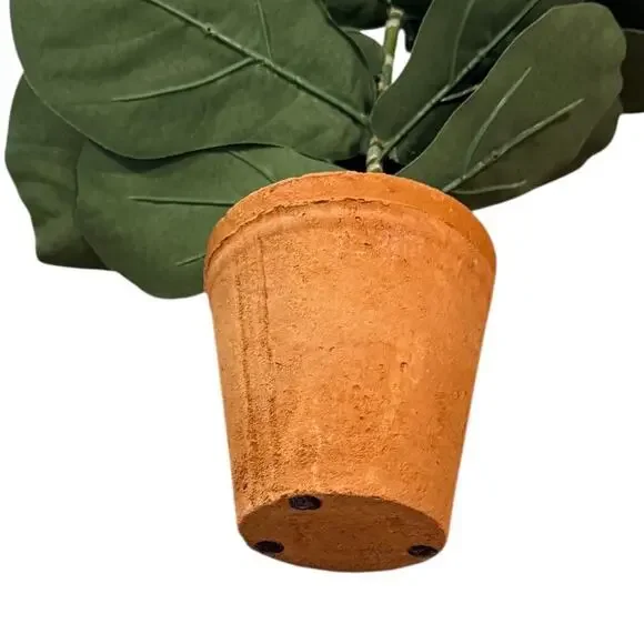 POTTERY BARN Small Faux Fiddle Leaf Fig Tree - Picture 7 of 9